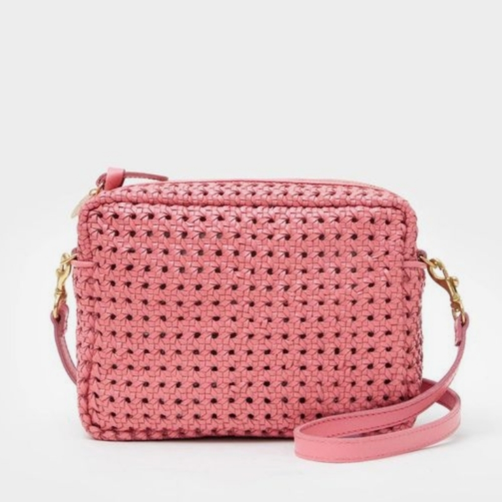 Clare V. Petal rattan midi sac